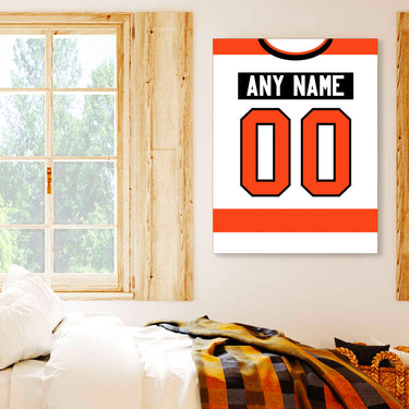 Philadelphia Jersey Custom Canvas Print Wall Art for Boy Girl Men Women Hockey Personalized Canvas Art